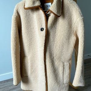 Zara Sherpa coat